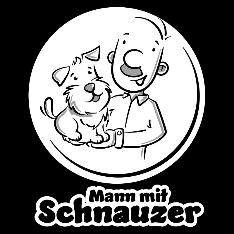 Mann mit Schnauzer (Oberlippenbart)