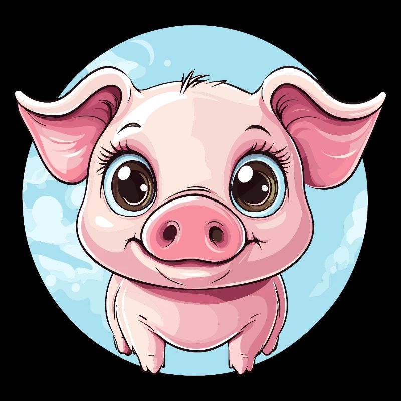 Cochon heureux