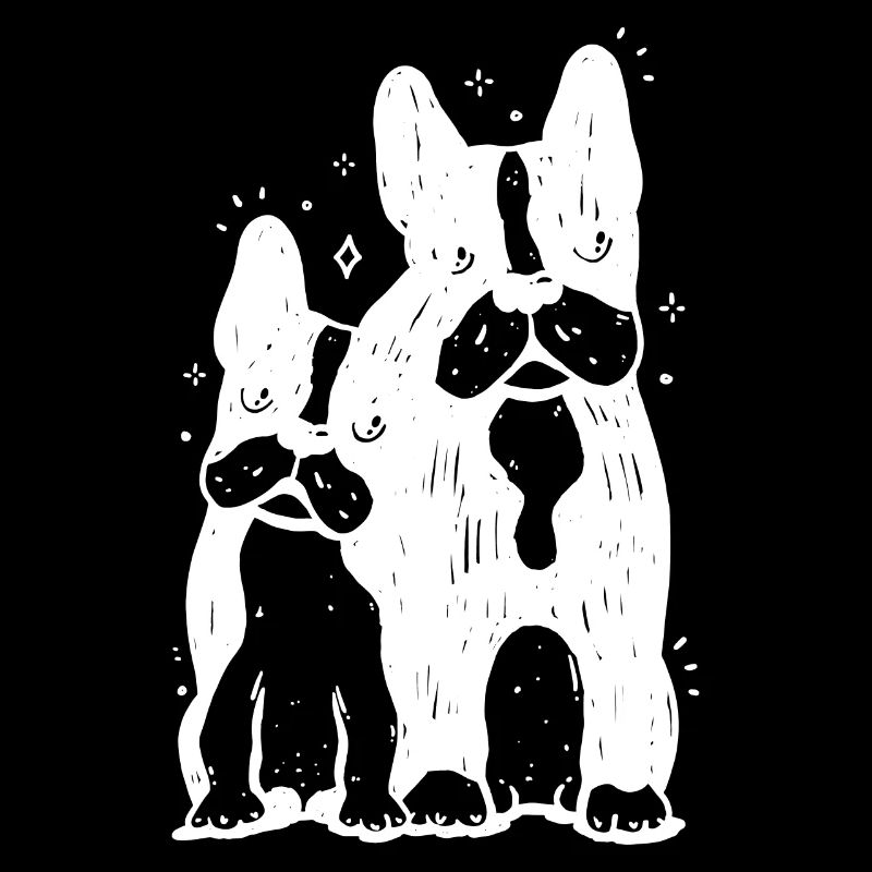 Deux bouledogues