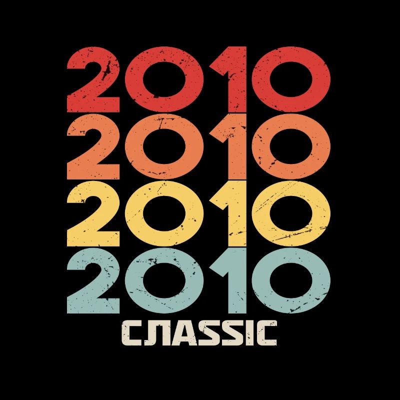 2010 Anniversaire dans le style vintage classique 2010