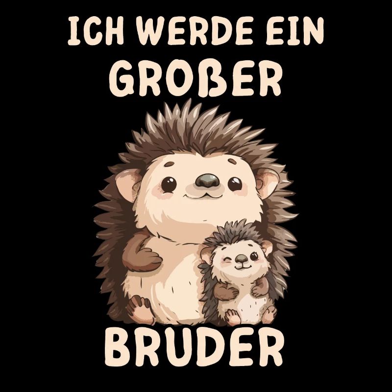 Ich werde ein großer Bruder Igel