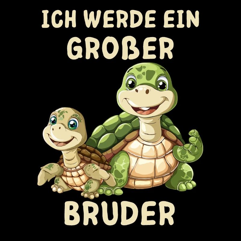 Ich werde ein großer Bruder Schildkröte