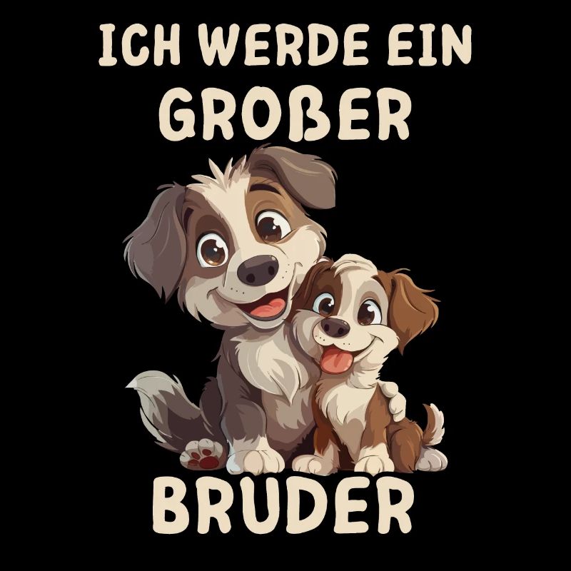 Ich werde ein großer Bruder Hund
