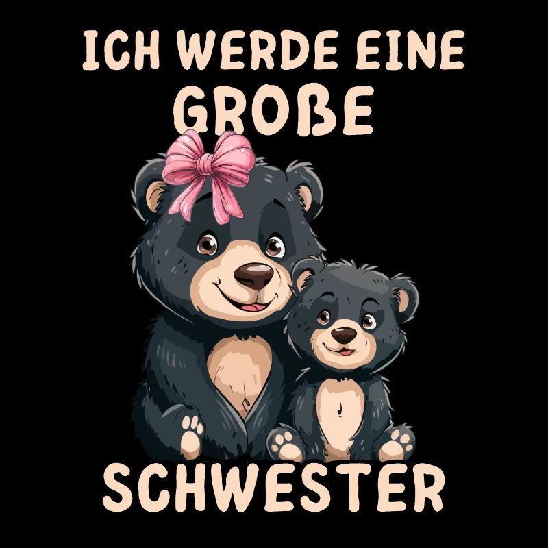 Ich werde eine große Schwester Bär