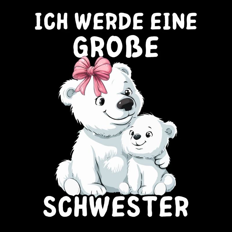 Ich werde eine große Schwester Eisbärin