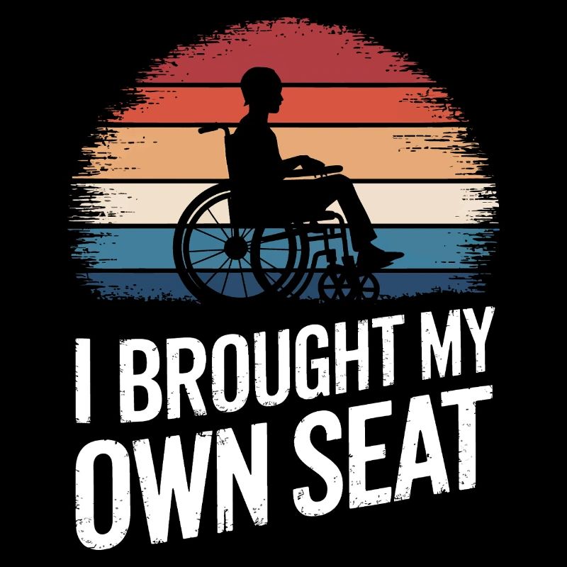 Rollstuhl Rollstuhlfahrer Behinderung Humor