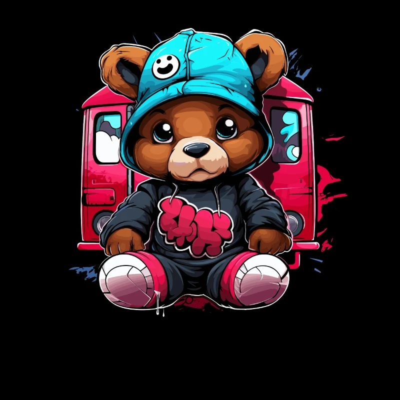 Ours streetstyle devant le train