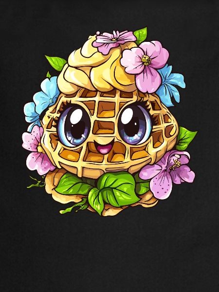 Cheerful Floral Waffle