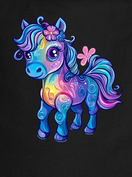 Rainbow bangs