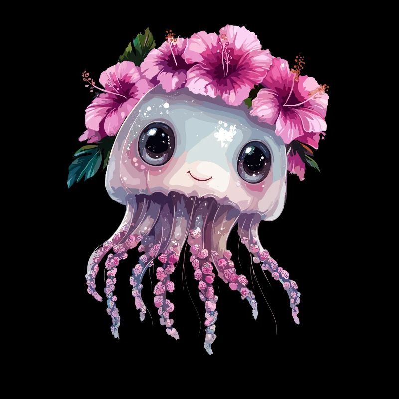 Méduse à la corolle