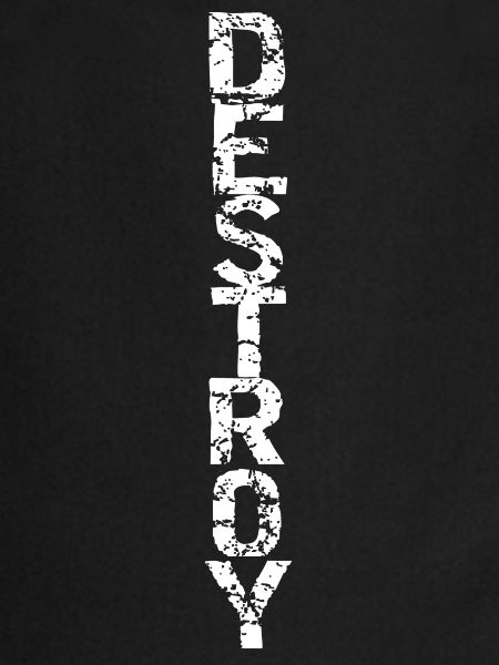 Destroy in white