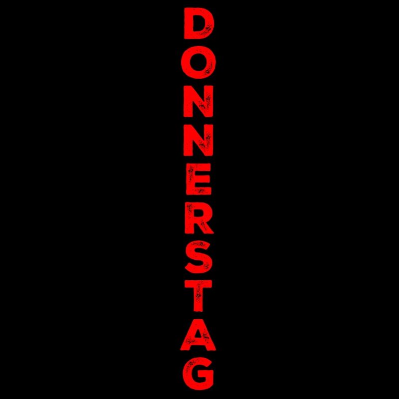 Donnerstag - rot