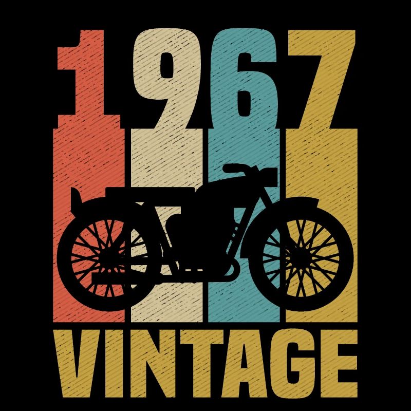 1967 Geburtstag Biker Vintage Motorrad Geschenk