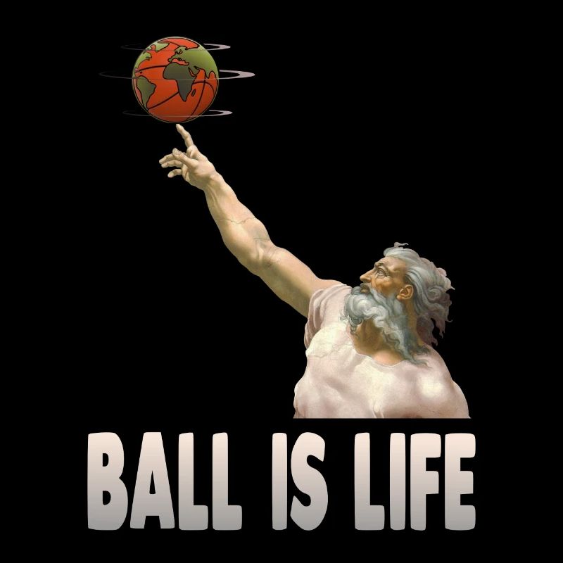 God turns the earth on his finger