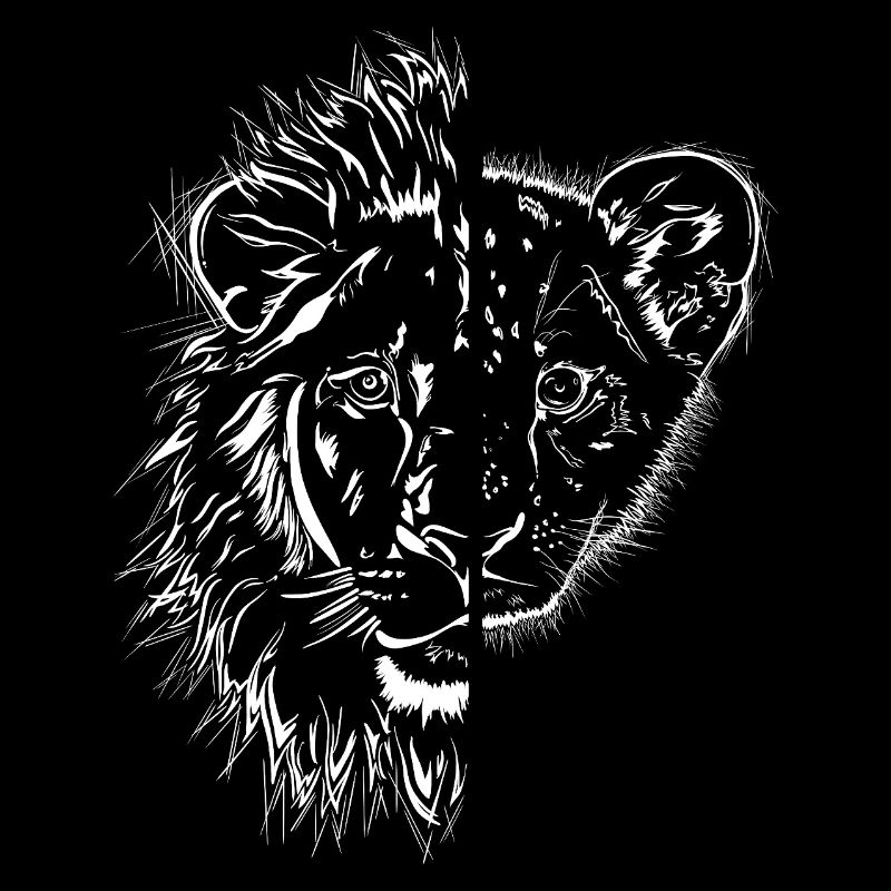 half lion half lion child