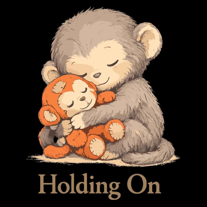 Anxious Monkey Plush Toy Solace