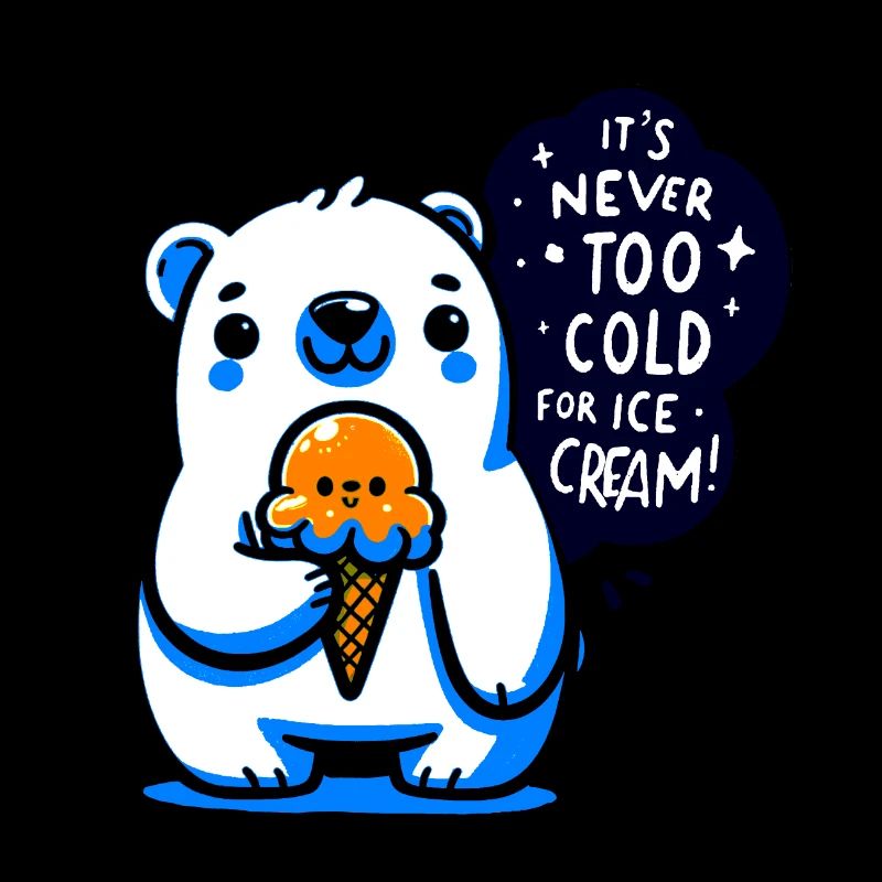 It is never too cold for icecream