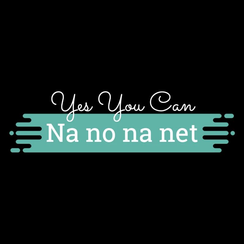 Na no na net - texte blanc