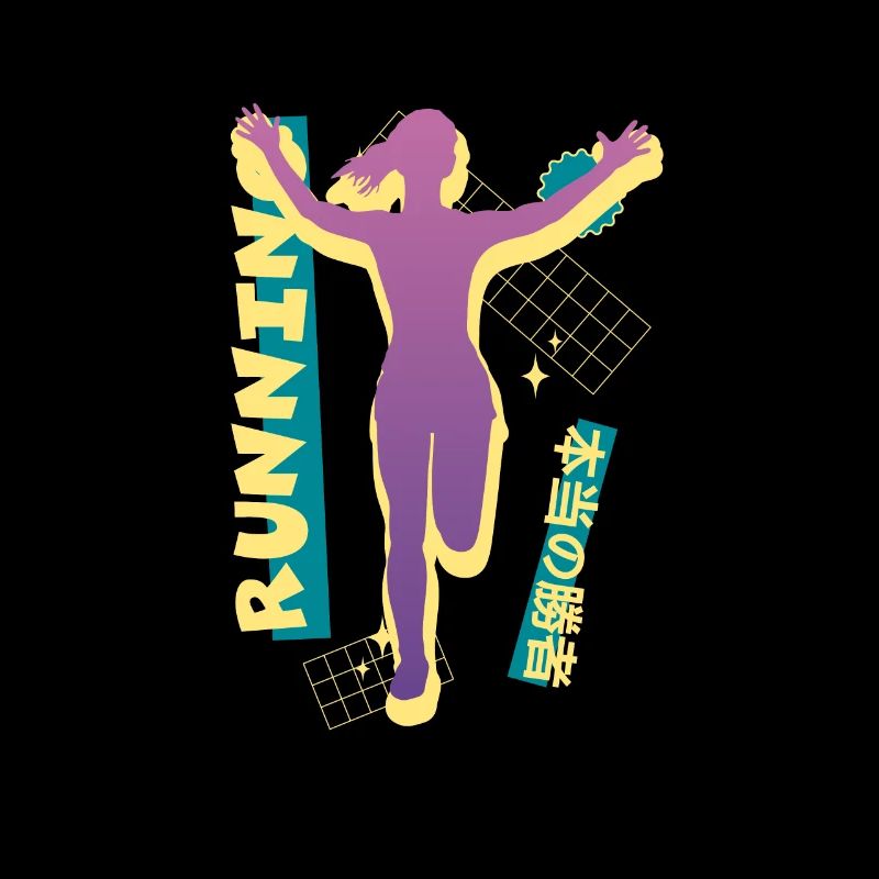 Vaporwave Synthwave Marathon, Trail Running