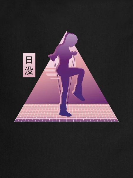 Vaporwave Rope Jumping