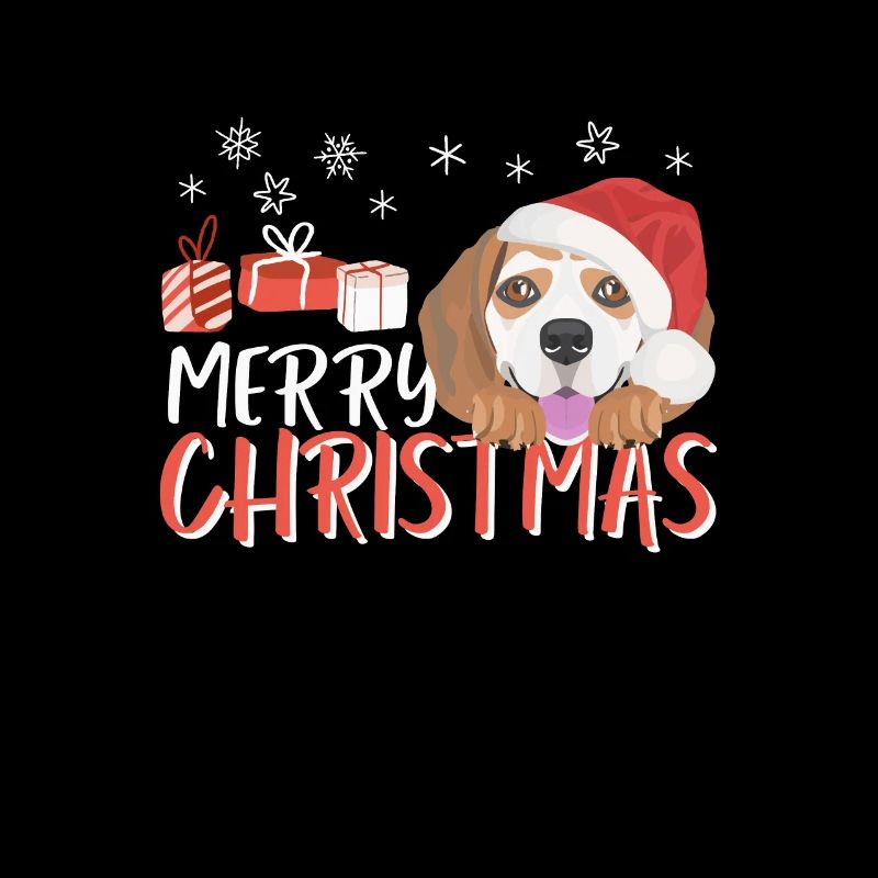 Beagle Merry Christmas