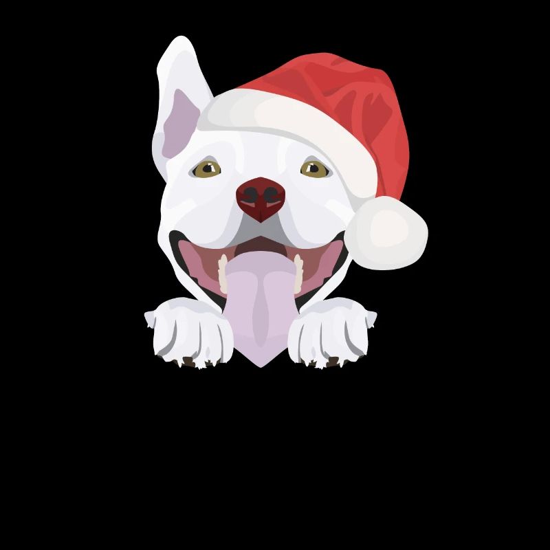 Bull Terrier Joyeux Noël