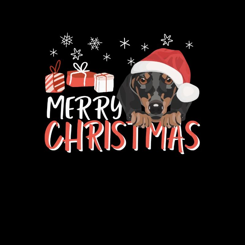 Teckel Joyeux Noël