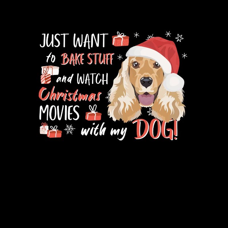 Deutsch Cocker Spaniel Merry Christmas