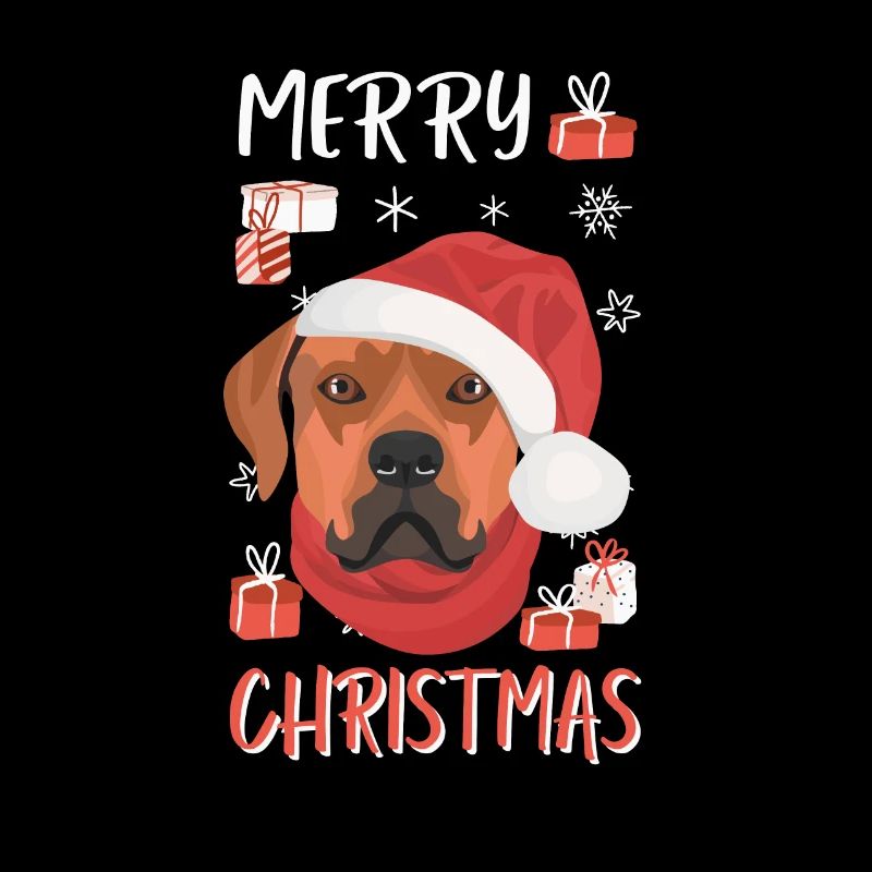 Rhodesian Ridgeback Joyeux Noël