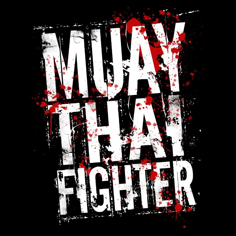 Muay Thai fighter white