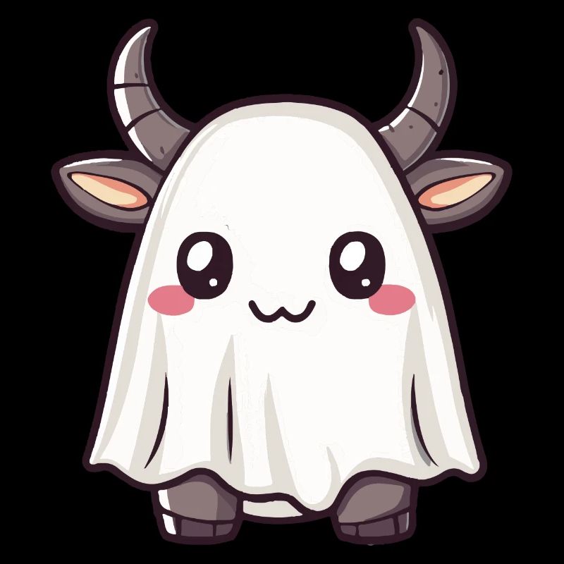 Stier Halloween Comic Geist