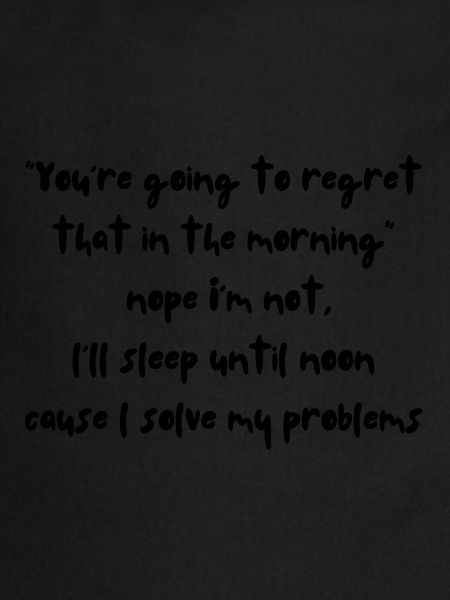 Solving regrets