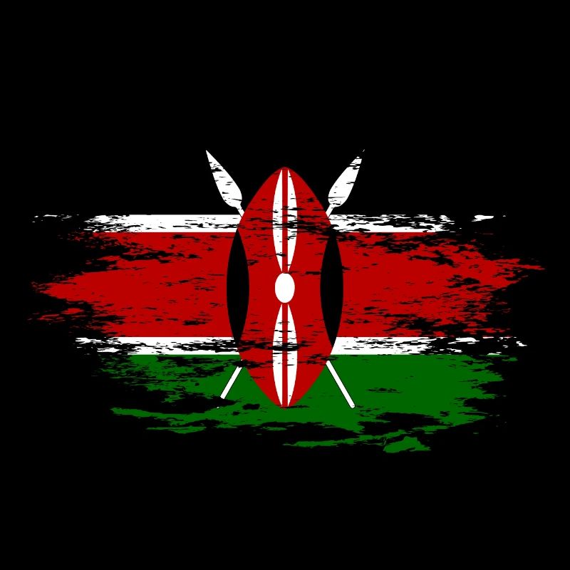 Kenya flag used