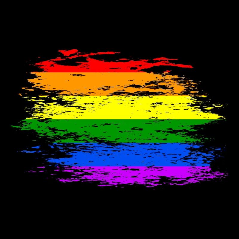 Drapeau arc-en-ciel utilisé