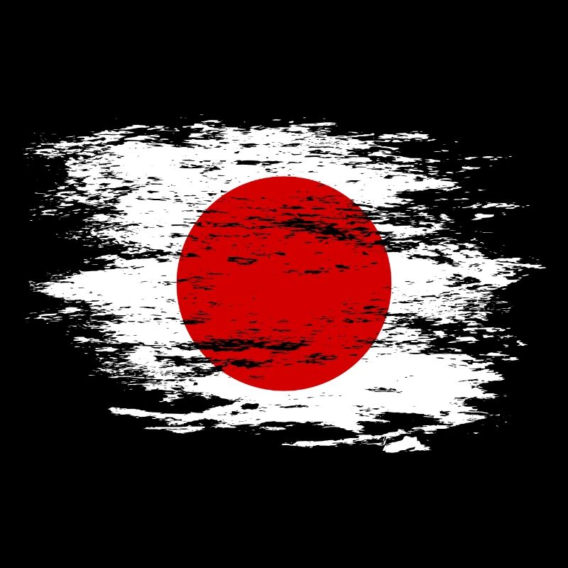 Drapeau japonais utilisé