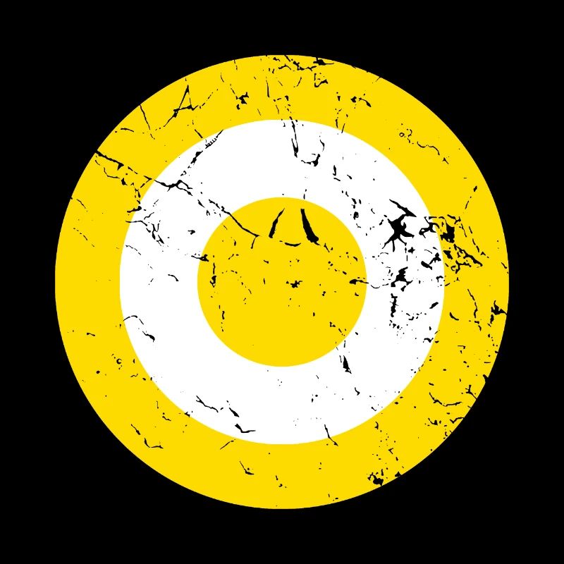 Distressed Saffron and White Target