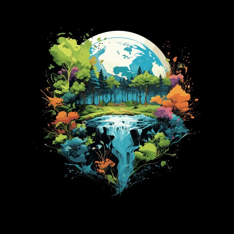 Respektier Muttererde Unseren Planeten Natur