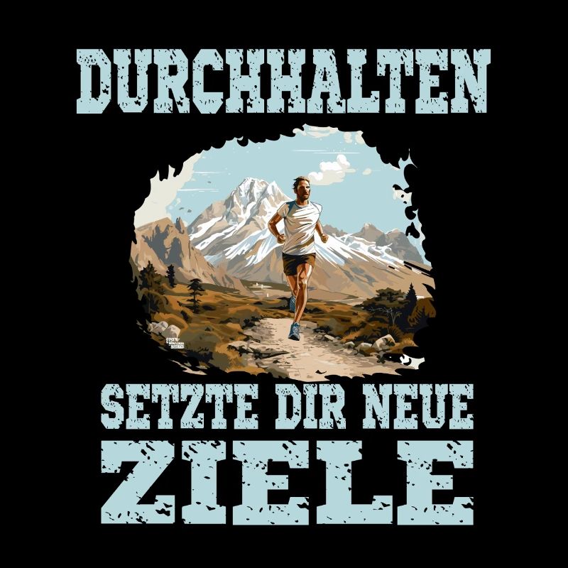 Durchhalten Setze Dir Neue Ziele Motivation Lauf