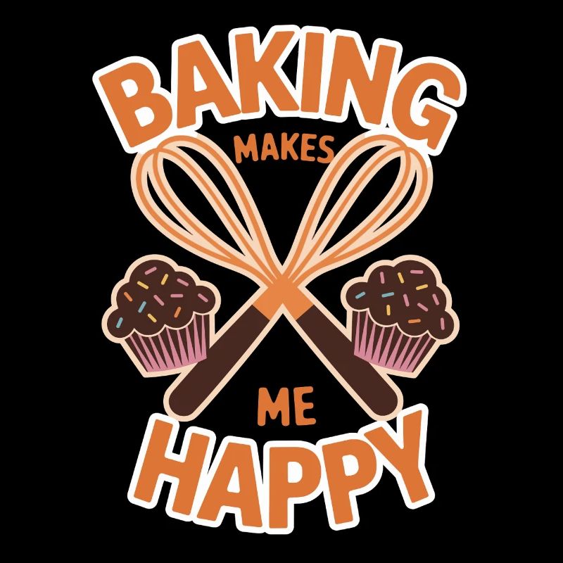 Baking makes me happy cake