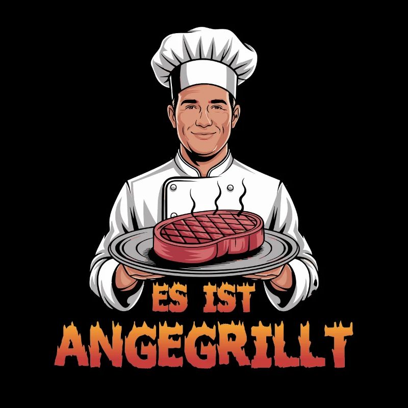 Il est grillé - parfait pour les maîtres du gril et