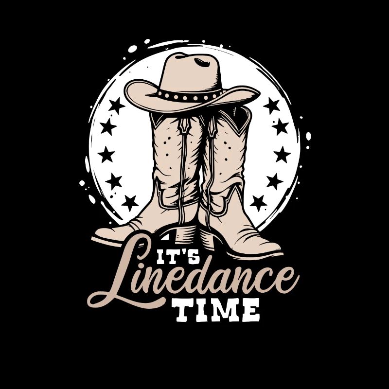 It's Linedance Time - Country Fan - Geschenk