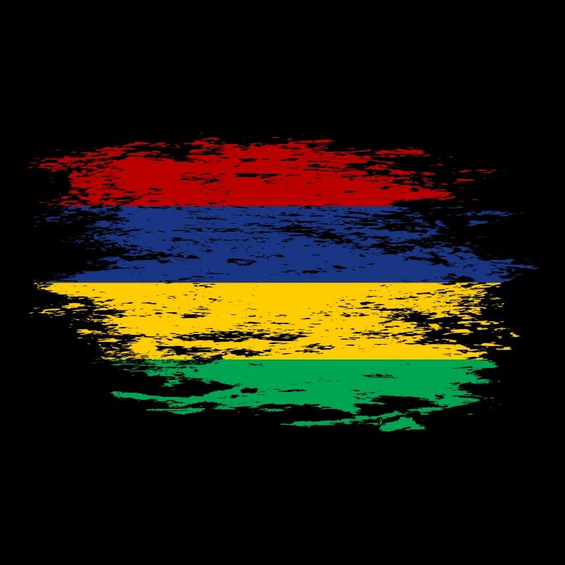 Drapeau mauricien utilisé