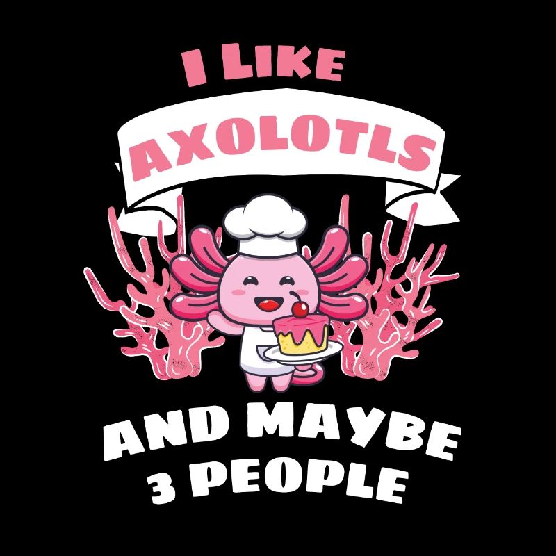 Tail Lurch Funny Gift Baker Axolotl