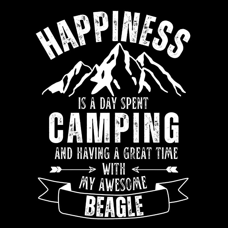 Camping und Beagle