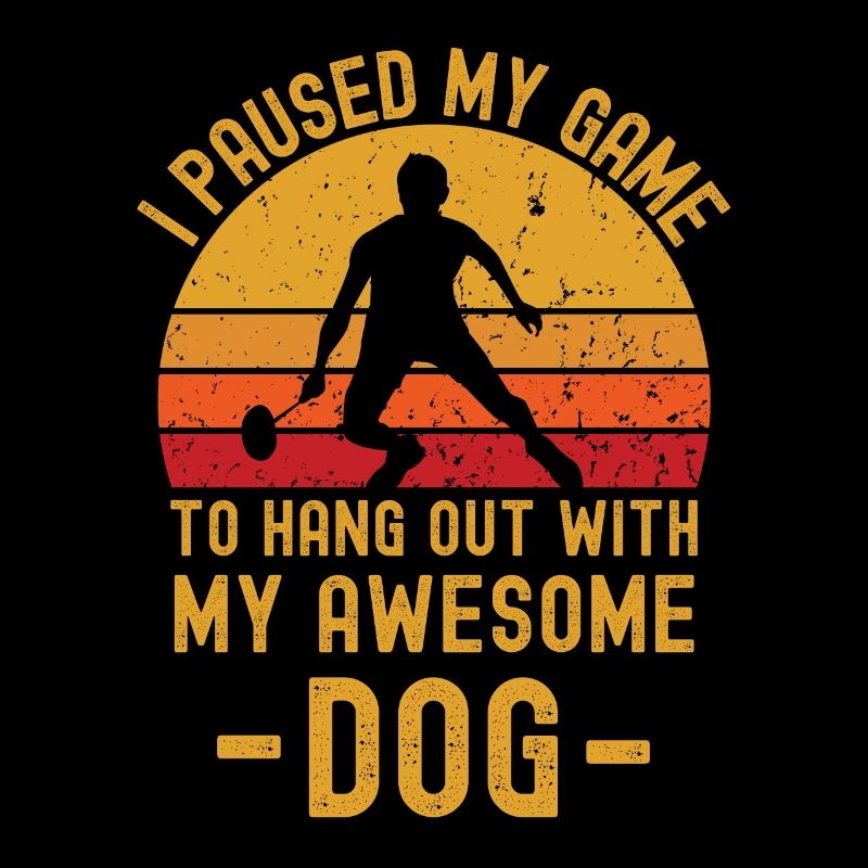 Badminton et chien