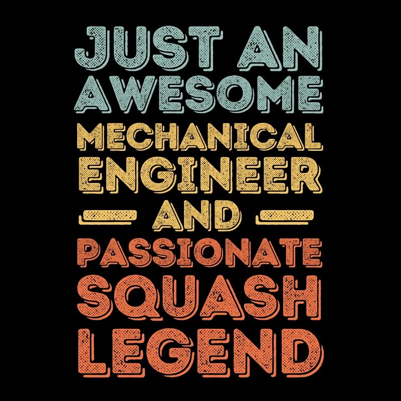 Mechanical Engineer Squash retro