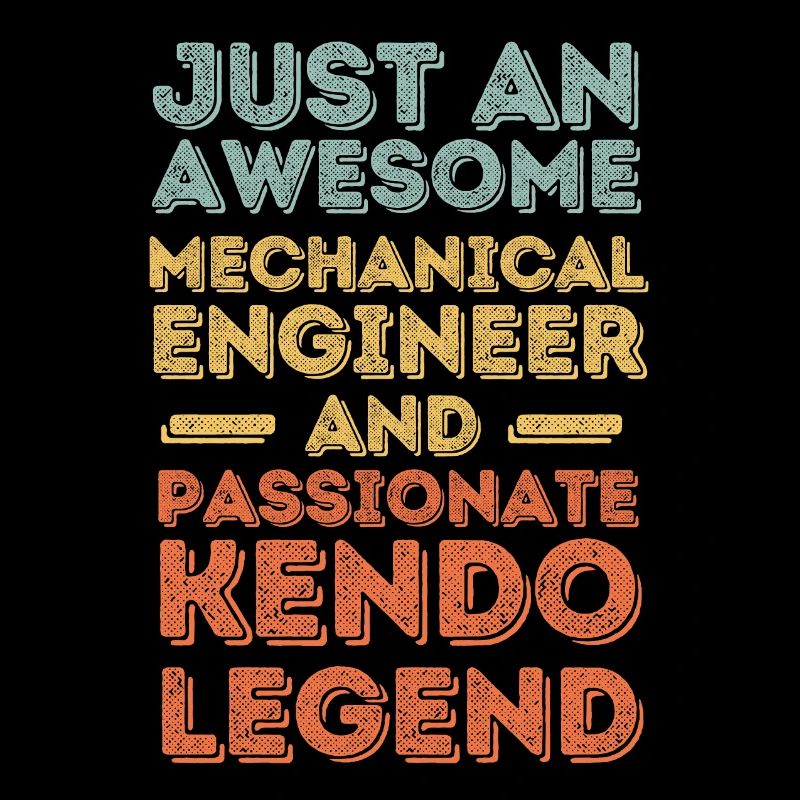 Mechanical engineer Kendo retro