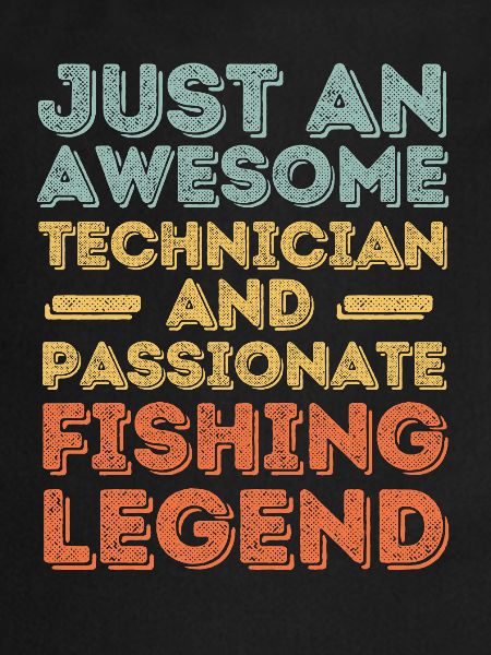 Technicien pêche rétro