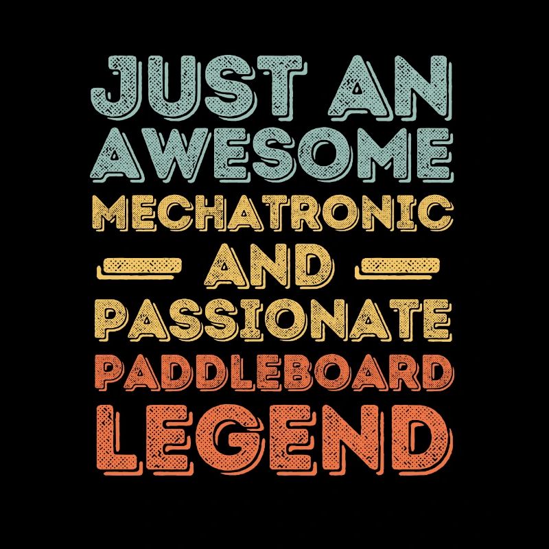Mechatronics Paddleboard retro