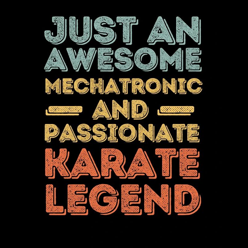 Mechatronics Technician Karate retro